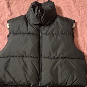 Zenana Outfitters Black Quilted Vest